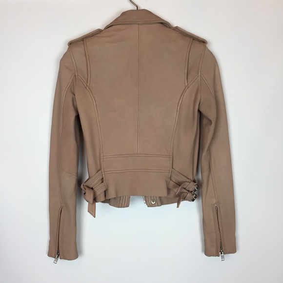 IRO Hanaspe Leather Motorcycle Jacket \\ Sz XS - Picture 7 of 8